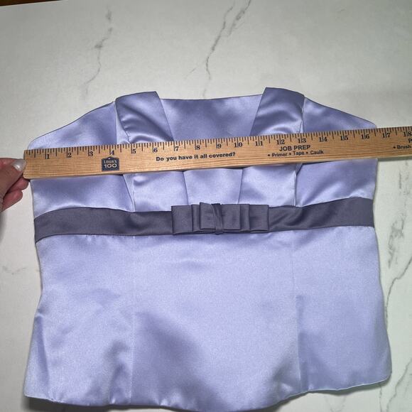 NWT Alfred Angelo 2 Piece Victorian Lilac Dress Strapless Top & Long Skirt Sz 12 - Picture 7 of 16